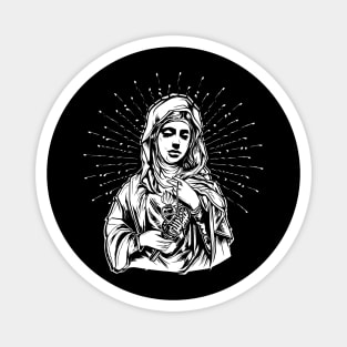 Virgin Mary, religion. Magnet